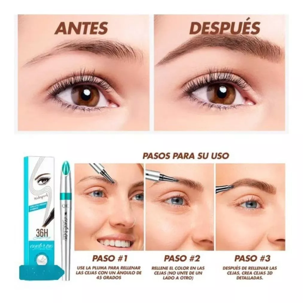 2x1 Lápiz QIC Nature Hair™ – El único lápiz que resiste al agua